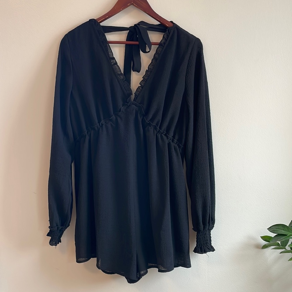 H&M Sheer Long Sleeved Romper